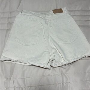 Zara Off-White Casual Shorts